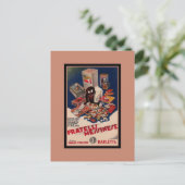Carte Postale La publicité italienne vintage de bonbons (Debout devant)