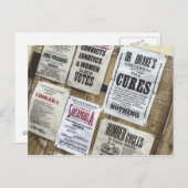 Carte Postale La publicité victorienne (Devant / Derrière)