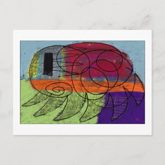 Carte Postale La puce (Devant)