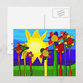 Carte Postale "la puissance du soleil" (Devant / Derrière)