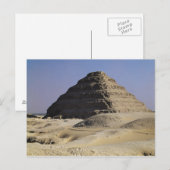 Carte Postale La pyramide du roi Djoser Vieux royaume (Devant / Derrière)