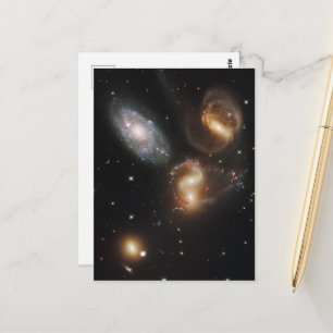 Carte Postale La quintette de Stephan : Une épave galaxie galact