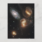 Carte Postale La quintette de Stephan : Une épave galaxie galact (Devant)