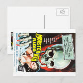 Carte Postale La Radio Monster Kid Rencontre Le Crâne Qui Crie (Devant / Derrière)