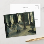 Carte Postale La Ré pé tition Au Foyer De La Danse | Edgar Deg<br><div class="desc">La Ré pé tition Au Foyer De La Danse par l'impressionniste français Edgar Degas. Degas est célèbre pour ses dessins pastel et ses peintures à l'huile. Il était un maître dans la représentation du mouvement, comme on peut le voir dans ses nombreuses oeuvres de danseurs de ballet. Utilisez les outils...</div>
