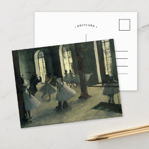 Carte Postale La Ré pé tition Au Foyer De La Danse   Edgar Deg