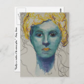 Carte Postale La réalité est une création... (Devant / Derrière)