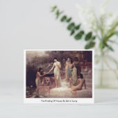 Carte Postale La Recherche De Moïse Par Edwin Long (Debout devant)