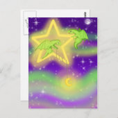 Carte Postale La recherche des étoiles (Devant / Derrière)