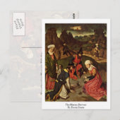 Carte Postale La récolte de manne par Bouts Dieric (Devant / Derrière)