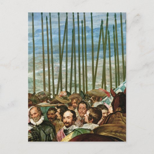 Carte Postale La reddition de Breda, détails des soldats (Devant)