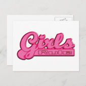 Carte Postale La règle des filles (Devant / Derrière)