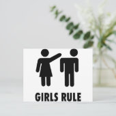 Carte Postale La règle des filles (Debout devant)