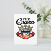 Carte Postale La Reine A Retraité Les Femmes (Debout devant)