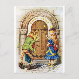 Carte Postale La reine Alice et la grenouille au pays des mervei