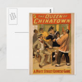 Carte Postale La reine de Chinatown (Devant / Derrière)