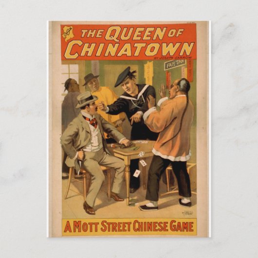 Carte Postale La reine de Chinatown (Devant)