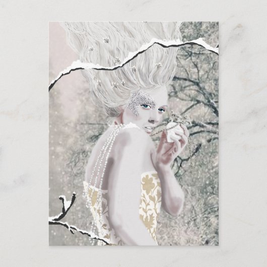 Carte Postale La reine de neige (Devant)