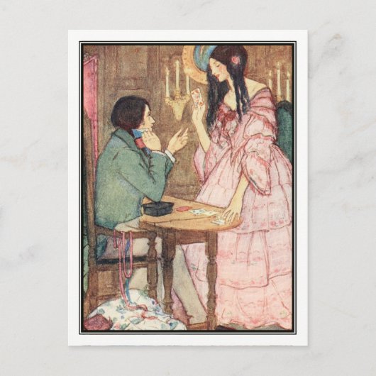 Carte Postale La Reine des Coeurs par Florence Harrison (Devant)