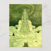 Carte Postale La Reine des neiges par Edmund Dulac illustrations (Devant)