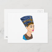 Carte Postale la reine égyptienne nefertiti (Devant / Derrière)