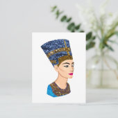 Carte Postale la reine égyptienne nefertiti (Debout devant)