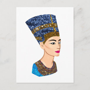 Carte Postale la reine égyptienne nefertiti