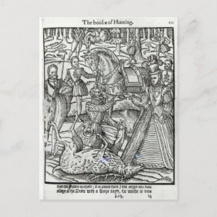 Carte Postale La reine Elizabeth I à une chasse au cerf