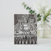Carte Postale La Reine Elizabeth I et Parlement (Debout devant)
