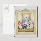 Carte Postale La reine et le Prince Albert à la maison (Devant / Derrière)