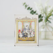 Carte Postale La reine et le Prince Albert à la maison (Debout devant)