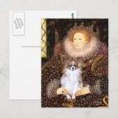 Carte Postale La Reine - Papillon 6 (Devant / Derrière)