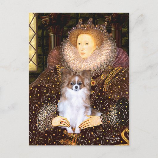 Carte Postale La Reine - Papillon 6 (Devant)