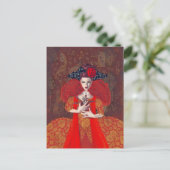 Carte Postale La Reine Rouge. (Debout devant)