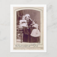 la reine Victoria (1819-1901) avec ses petits-enfa