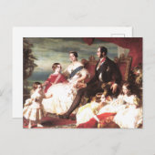 Carte Postale La Reine Victoria et le Prince Albert (Devant / Derrière)