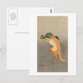 Carte Postale La Renard dansante (Devant / Derrière)