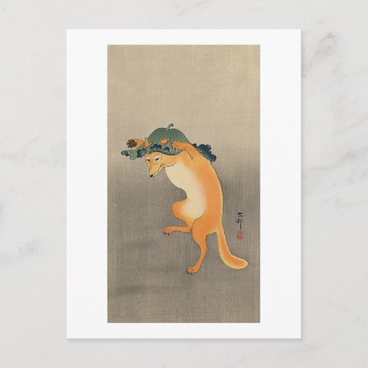 Carte Postale La Renard dansante (Devant)