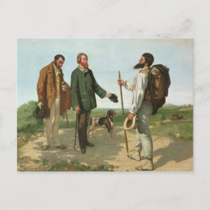 Carte Postale La Rencontre, ou Bonjour Monsieur Courbet, 1854