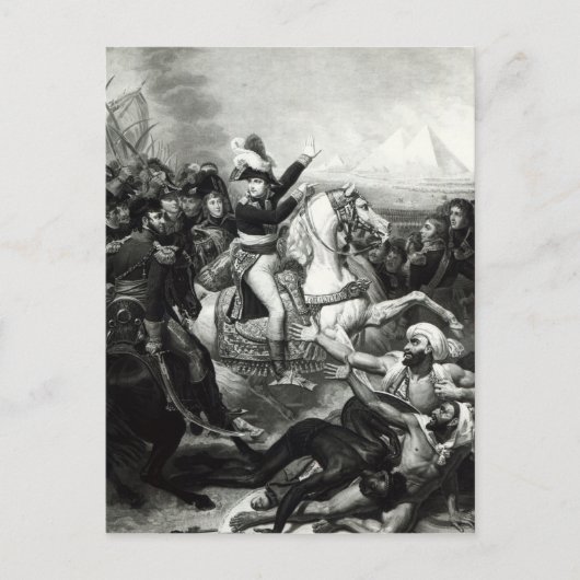 Carte Postale La représentation de Napoléon comme héros de la co (Devant)