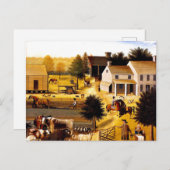 Carte Postale La Résidence de David Twining - Edward Hicks (Devant / Derrière)