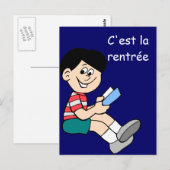 Carte Postale La restauration des classes (Devant / Derrière)