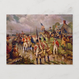 Carte Postale La restitution de Burgoyne à Saratoga par Percy Mo