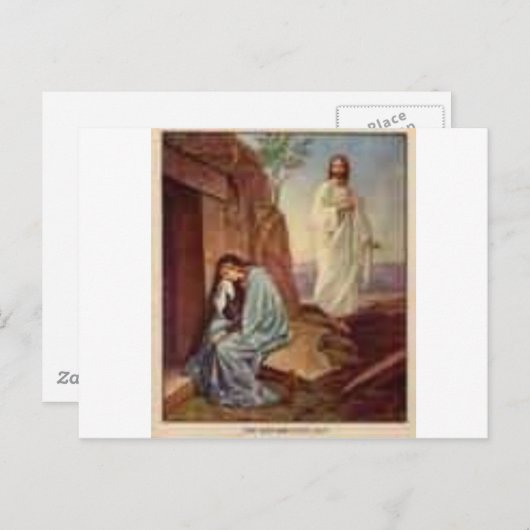 Carte Postale La résurrection (Devant / Derrière)