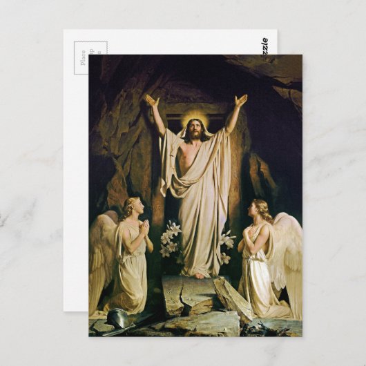 Carte Postale La résurrection (Devant / Derrière)