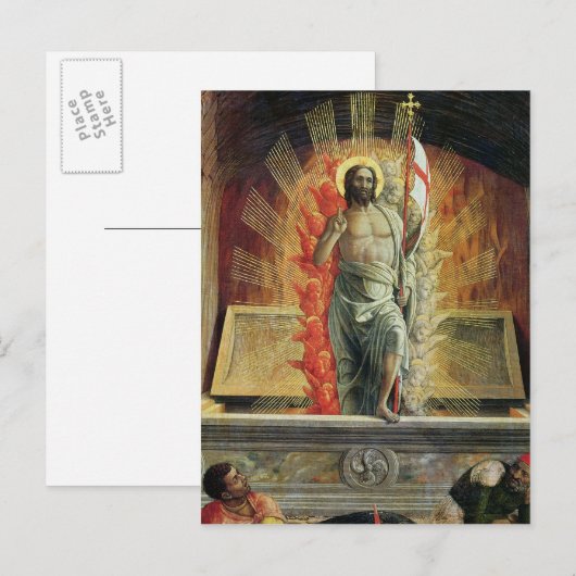 Carte Postale La résurrection (Devant / Derrière)