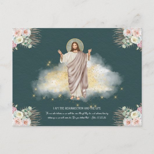Carte Postale La Résurrection de Jésus-Christ - Pâques (Devant)
