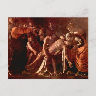 Carte Postale La Résurrection de Lazare par Le Caravage