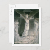 Carte Postale La Résurrection : Les Anges qui enlèvent la Pierre (Devant / Derrière)