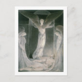 Carte Postale La Résurrection : Les Anges qui enlèvent la Pierre (Devant)